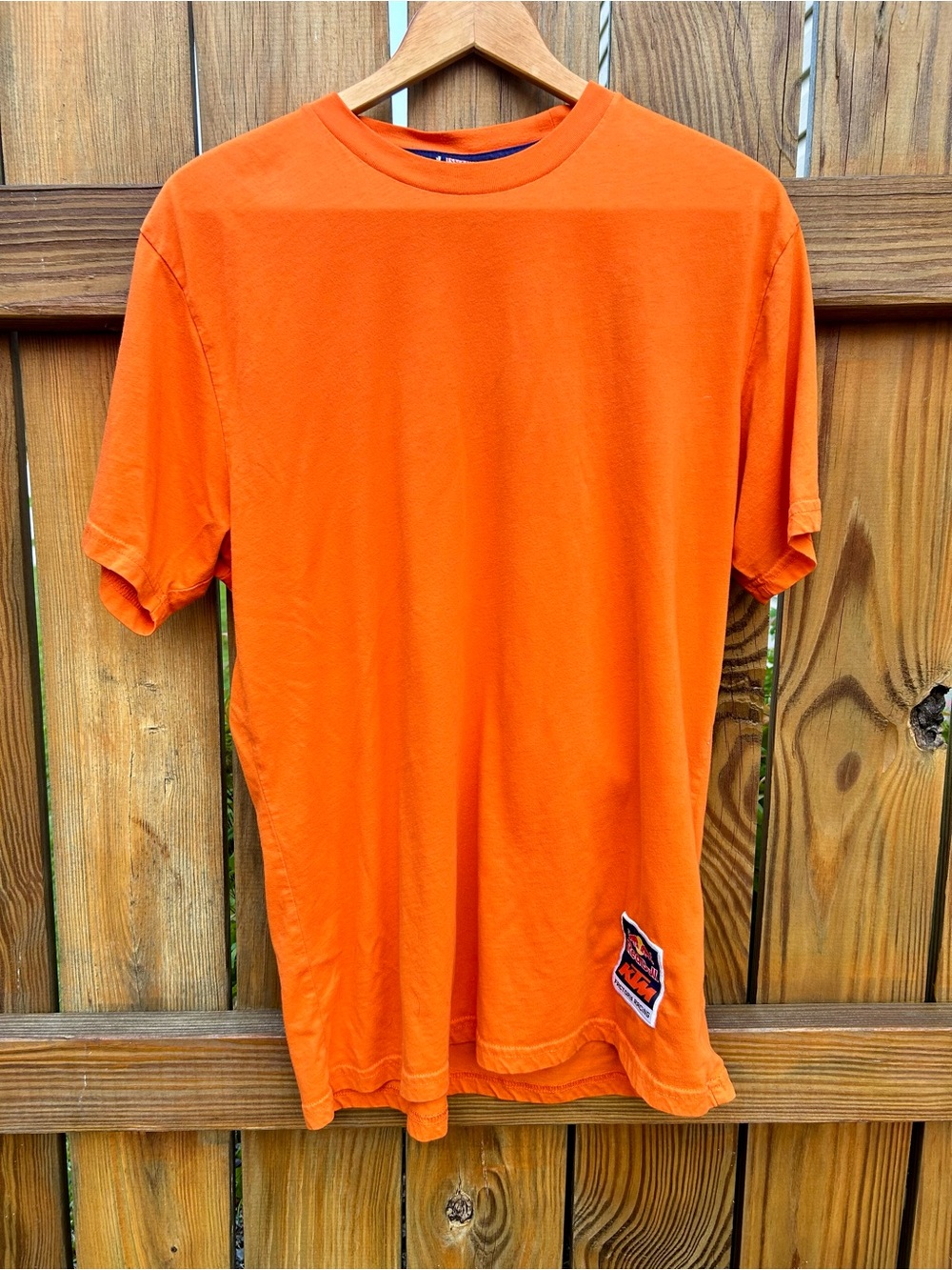 KTM Motorcycles Tee Shirt Red Bull Factory Racing Motocross Orange Soft Men’s L